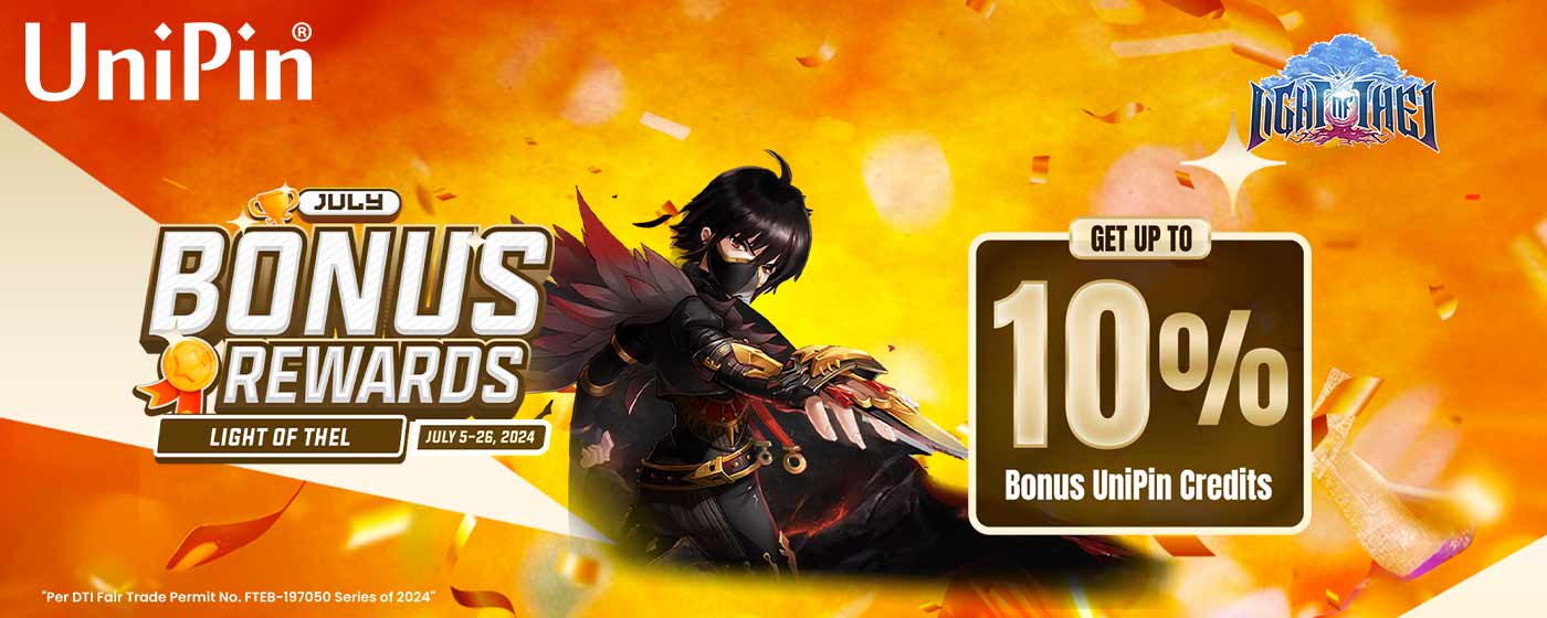 July Bonus Rewards: Light of Thel (PH)